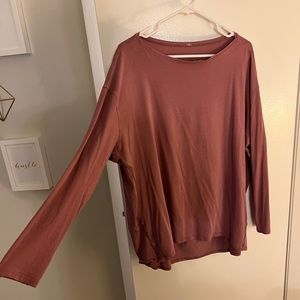 Lululemon oversized long sleeve shirt